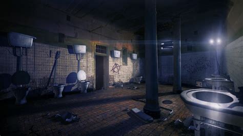 Artstation Toilets In Abandoned Asylum
