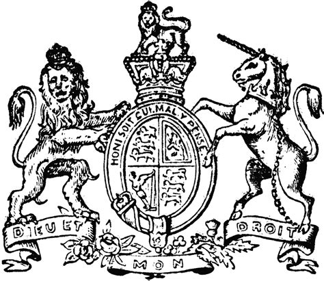 Great Britain Coat Of Arms Clipart Etc