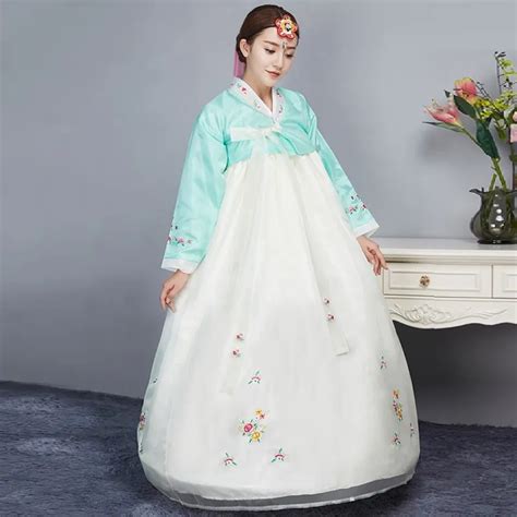 buy women hanbok korean traditional dress korean costumes national costume