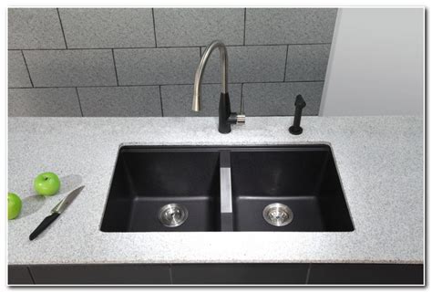 Available in single bowl and double bowl configurations across a variety of sizes, ceramic kitchen sinks are the perfect choice when you are looking to achieve a classic, hamptons or farmhouse inspired kitchen design. Black Undermount Kitchen Sinks Australia - Sink And Faucet ...
