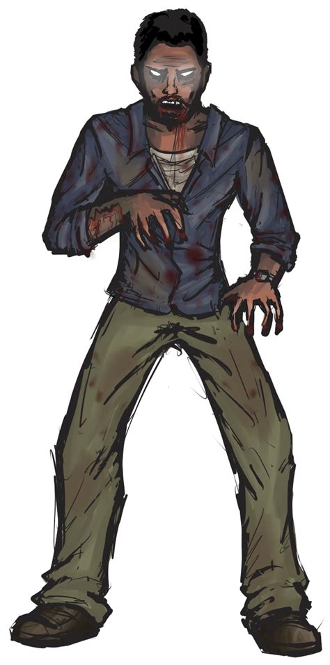 Lee Everett Zombie By Shinneko On Deviantart