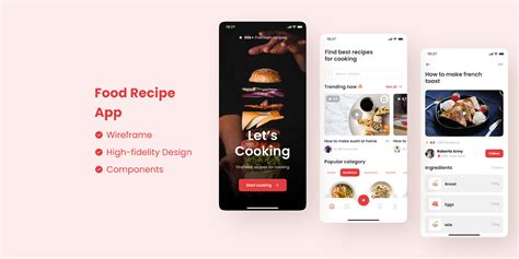 Food Recipe App Download Free Ui Kit