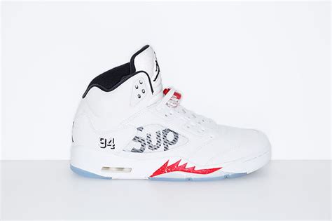 Supreme Air Jordan 5 Sneakerfiles