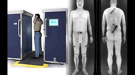 Airport Security X Ray Of Men