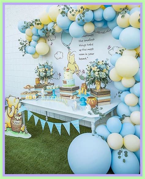 41 Reference Of Baby Shower Winnie The Pooh Decorations