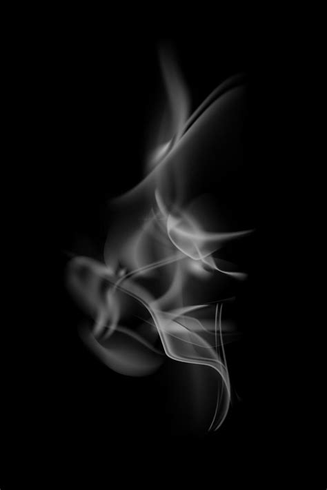 Smoke Isolated On Black Vector Art At Vecteezy