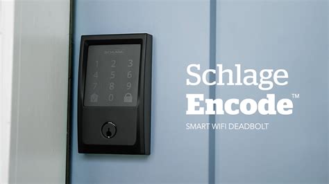 Schlage Encode Smart Wifi Deadbolt