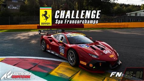 ACC Ferrari Challenge Spa Francorchamps Special Event 01 PS4