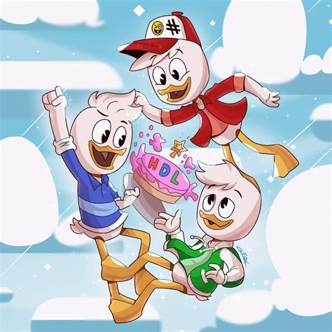 Happy Birthday Hdl ️💙💚 Duck Tales Amino