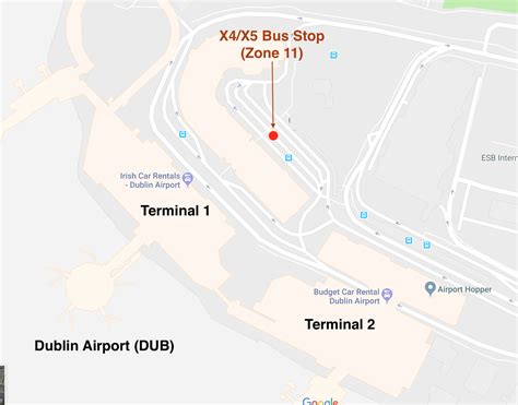 Dublin Airport Map Terminal 1