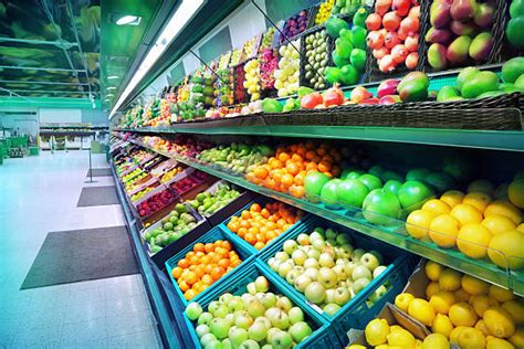 20200 Grocery Store Produce Aisle Stock Photos Pictures And Royalty