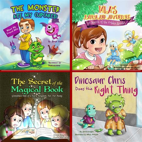 Four Amazing Illustrated Childrens Books For Ages 2 To 8 Storybooks