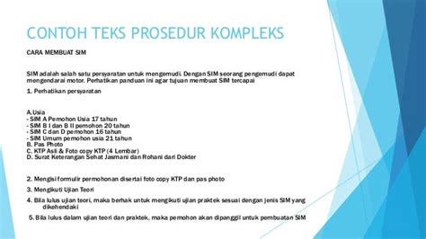 POWER POINT TEKS PROSEDUR KOMPLEKS