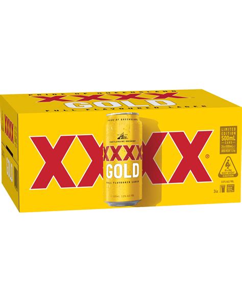 Buy Xxxx Gold Can 500ml Online With Same Day Free Delivery In Australia At Everyday Low