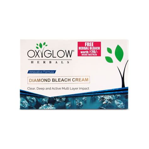 Buy Oxyglow Diamond Bleach Cream 240 G Online Purplle