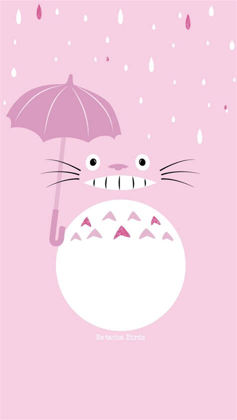 Cute Pink Totoro From Natacha Birds Studio Ghibli Films Art Studio