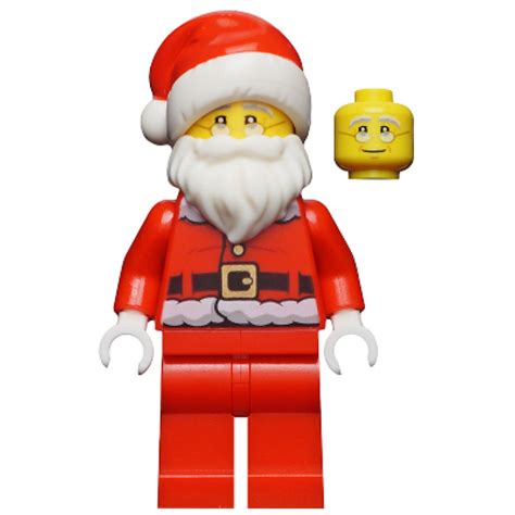 Lego Hol110 Minifigure City Santa Claus With Glasses