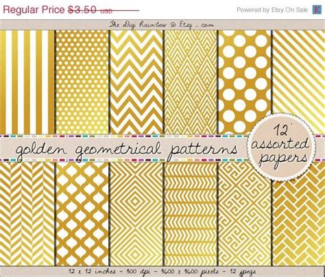 Sale Gold Digital Paper Golden Digital Paper Gold Foil Printable Paper