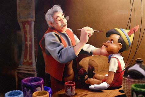 Geppetto Painting Pinocchio Pinocchio Painting Bloopers