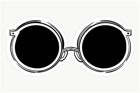 Round Glasses Clipart