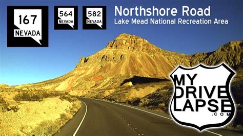 Scenic Drive Through Lake Mead Recreation Area Northshore Road