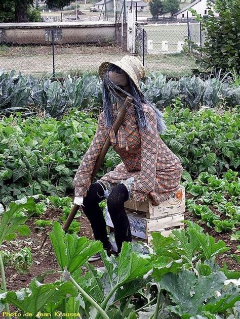 34 Inspiring Garden Scarecrow Ideas Scarecrows For Garden Garden Whimsy Garden Angels