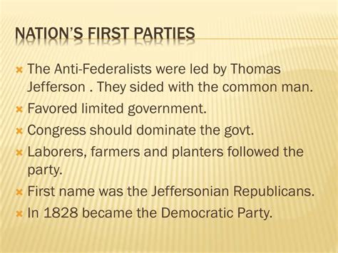 Ppt The Two Party System In American History Powerpoint Presentation