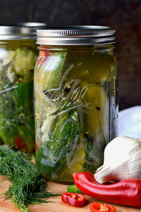 Maybe you would like to learn more about one of these? Garlic Jalapeño Dill Refrigerator Pickles - Butter Your ...