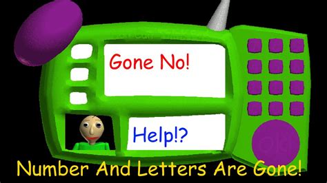 Baldis Basics But Letters And Numbers Are Gone V143 Baldis