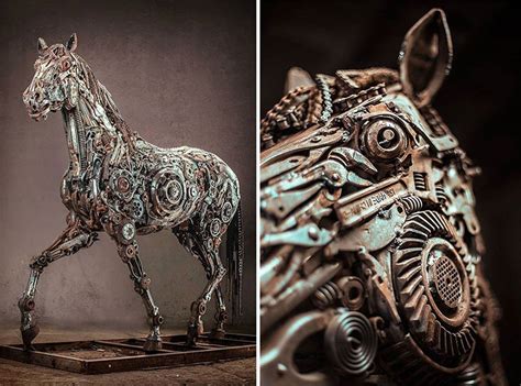 Sculptor Hasan Novrozi Creates Amazing Steampunk Animal