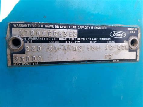 Purchasing A F700 Vin Decode Help Please Page 3 Ford Truck