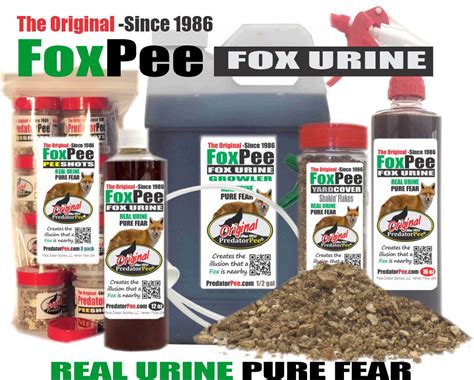 fox urine products fox pee predatorpee store