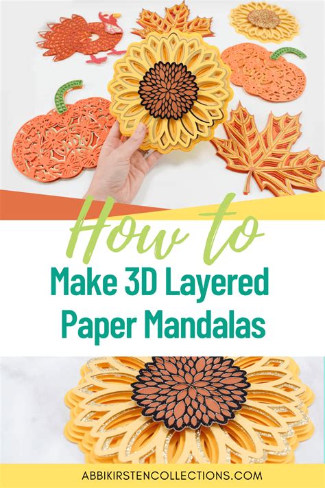 Download 3D Layered Mandala SVG Tutorial - Sunflower Mandala Paper Craft in 2021 | Svg tutorial, Mandala ...