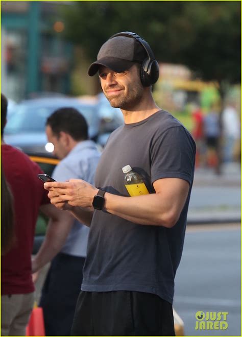 Sebastian Stan Is All Smiles After A Gym Session In Nyc Photo 4339801