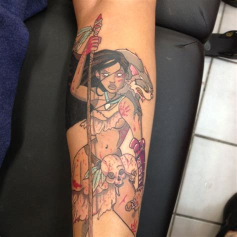 Pocahontas tattoo done by Jared Blue! | Tattoos, Movie tattoos, Art tattoo