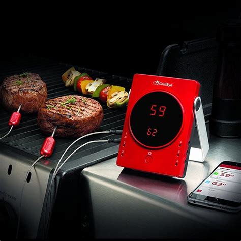 Grilleye Smart Bluetooth Grilling And Smoking Thermometer Petagadget