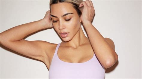 Kim Kardashian Poses In Underwear In Photos Of Nude Skims Line Daily