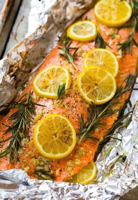 Top with onion and tomatoes. Cooking Salmon Fillets In Foil : Teriyaki Salmon Foil ...