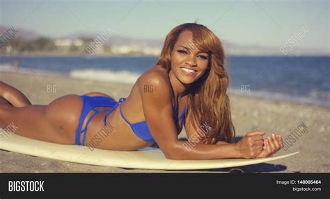 African Girl Lying On Image Photo Free Trial Bigstock