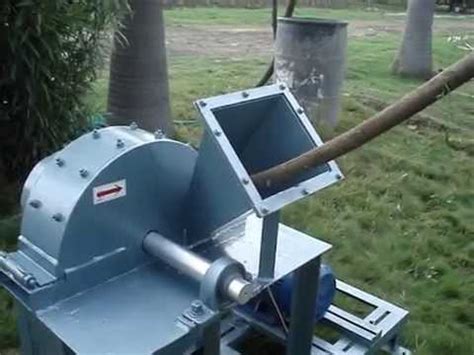 A rake and a composting bin. wood chipper - YouTube