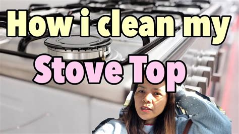 Homemade glass stove top surface cleaner. HOW TO CLEAN STOVE TOP - YouTube