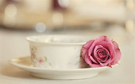 44 Pretty Teacup Wallpaper