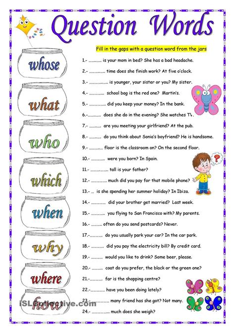 Question Words Question Words Teaching English Grammar English Grammar