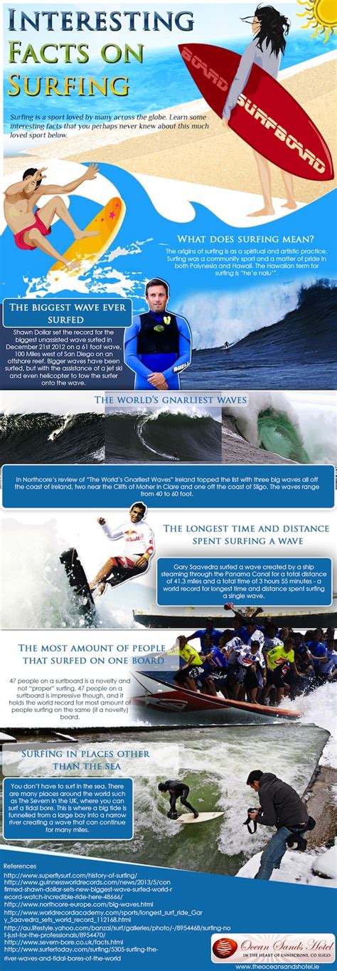 A Surprising Surf Infographic Surfer Dad
