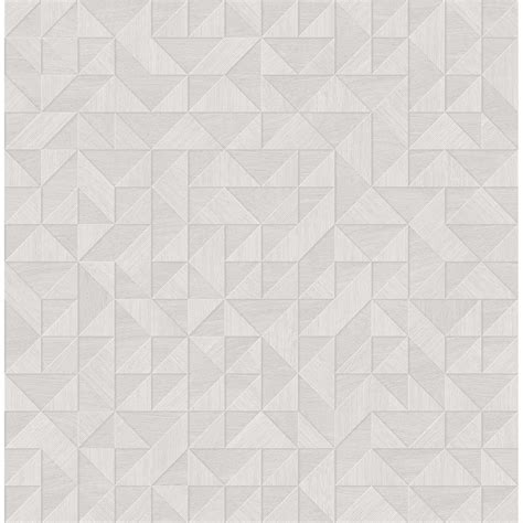 2908 25325 Gallerie Light Grey Geometric Wood Wallpaper