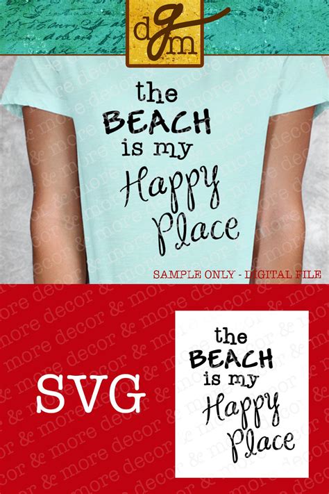 Beach Svg File Beach Svg Use Cricut To Make The Perfect Etsy In