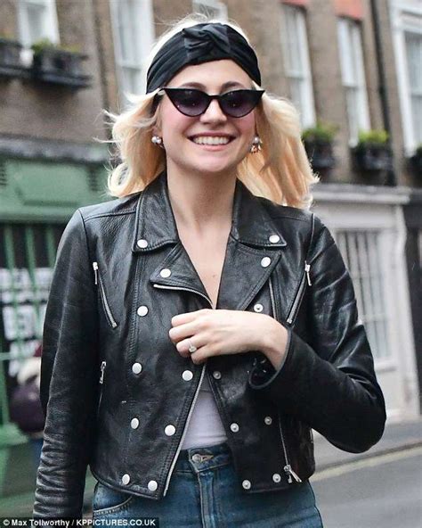 Pixie Lott Puts On A Chic Display As She Departs Mums Birthday Meal