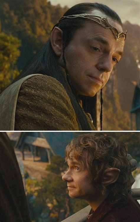 Lord Elrond And Bilbo Seriously All The Sassy Looks In This Picture