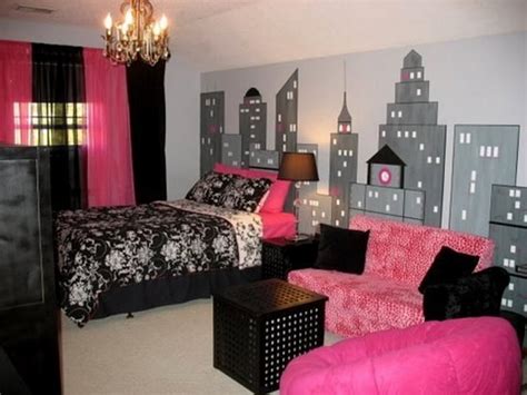 Pink And Black Bedroom Home Ideashome Design Photos