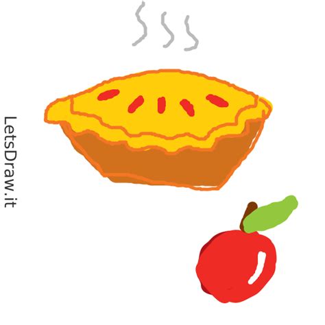 How To Draw Apple Pie Up9rxw7b4png Letsdrawit